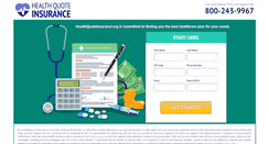 Desktop Screenshot of healthquoteinsurance.org